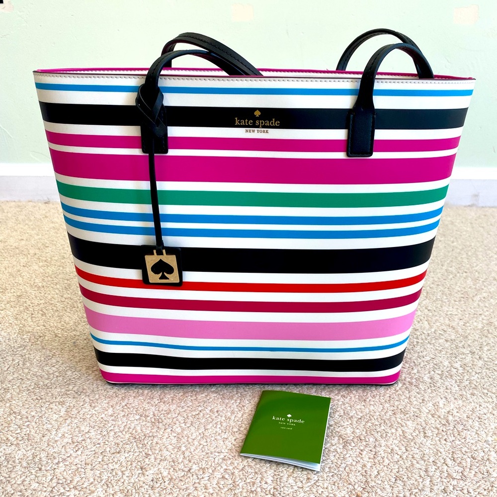 Kate Spade Stripe Tote Color Scheme - image 1